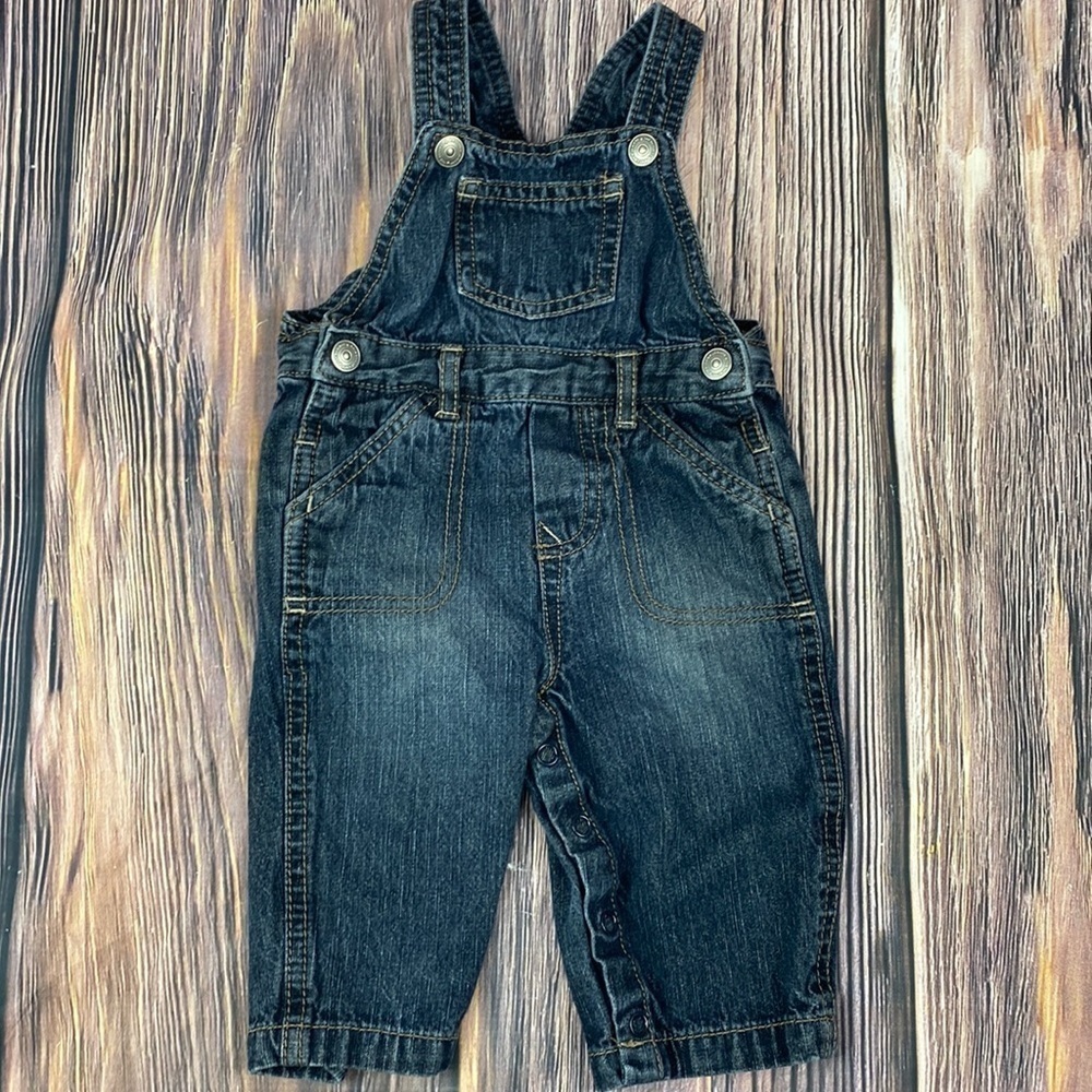 Infant Arizona Jeans Co., Blue Jean Overalls - 6 Months